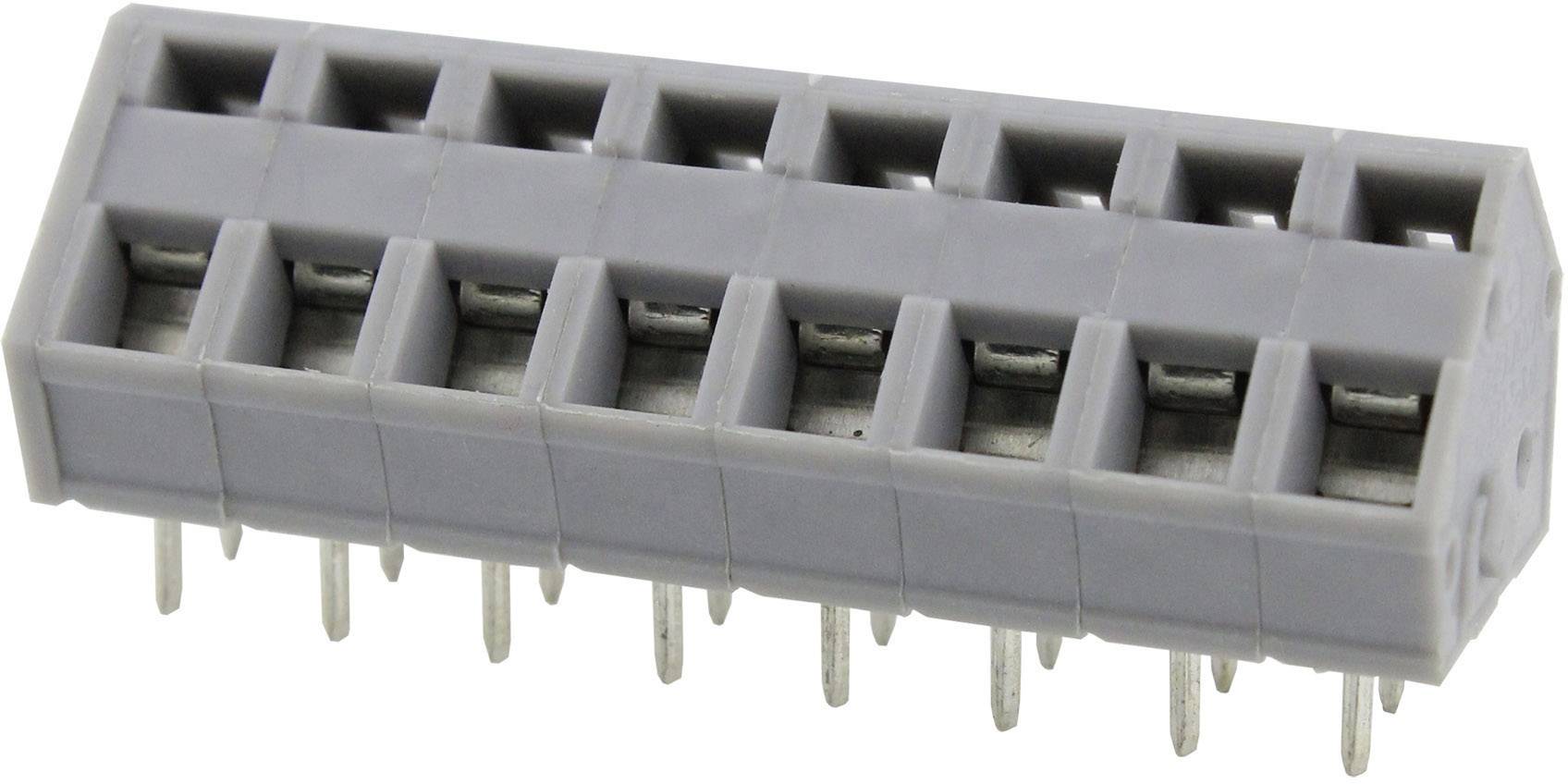Degson DG245-5.0-12P-11-00AH-1 Veerkrachtklemblok 3.31 mm² Aantal polen 12 Grijs 1 stuk(s)