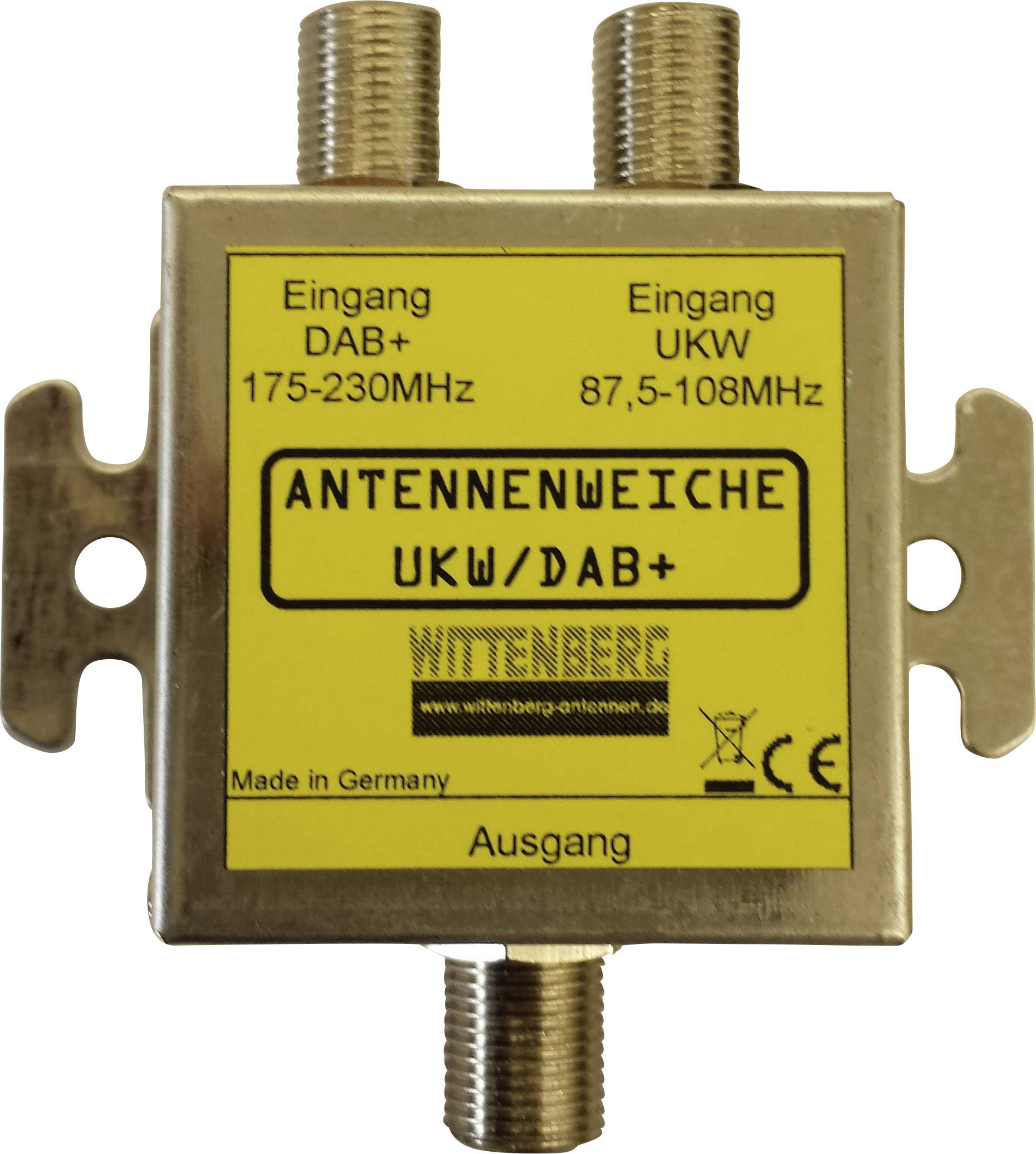 Wittenberg Antennen UKW & DAB+ Antenne splitter FM, DAB+