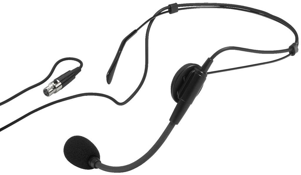 Headset Zangmicrofoon Monacor HSE-80 Zendmethode:Kabelgebonden