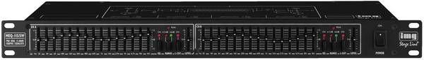 IMG Stageline MEQ-115/SW 2-kanalni 19" equalizer