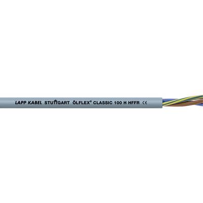 Kabel s natpisom 'LAPP KABEL STUTTGART ÖLFLEX CLASSIC 100 HFFR' prikazuje električne vodove s obojenim izolacijama.