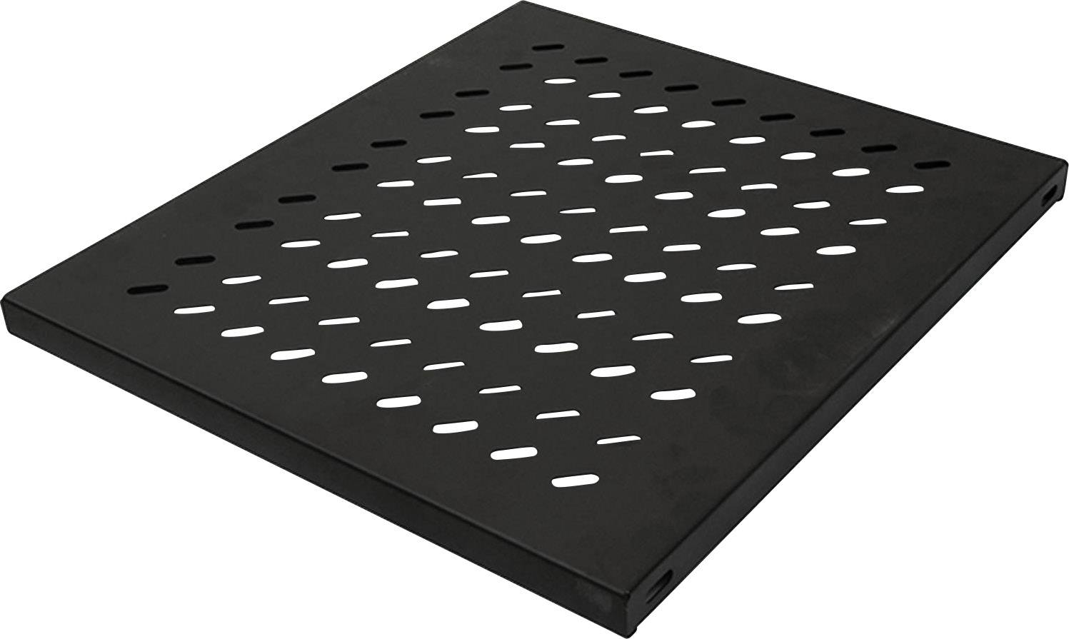 Intellinet 712521 19 inch Apparaatbodem voor patchkast 1 HE Vast inbouw Geschikt voor kastdiepte: vanaf 600 mm Zwart