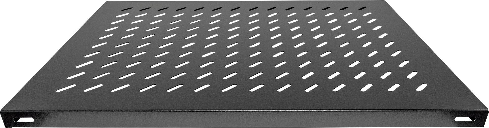 Intellinet 712583 19 inch Apparaatbodem voor patchkast 1 HE Vast inbouw Geschikt voor kastdiepte: vanaf 1000 mm Zwart