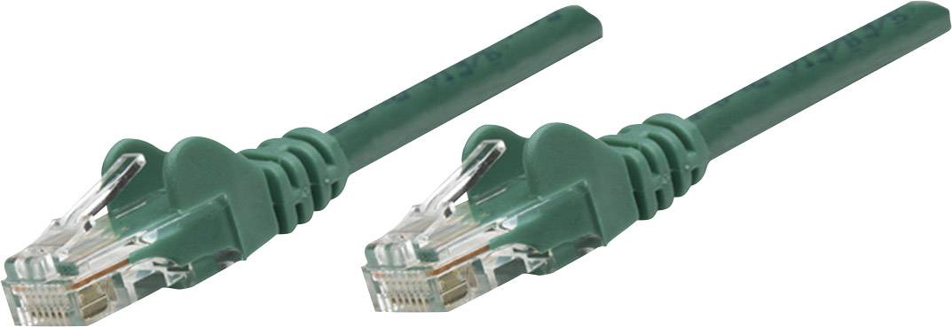Intellinet 735872 RJ45 Netwerkkabel, patchkabel CAT 6 S/FTP 15.00 m Groen Vergulde steekcontacten 1 stuk(s)