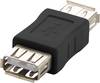 Renkforce USB 2.0 adapter [1x ženski konektor USB 2.0 tipa A - 1x ženski konektor USB 2.0 tipa A] rf-usba-04