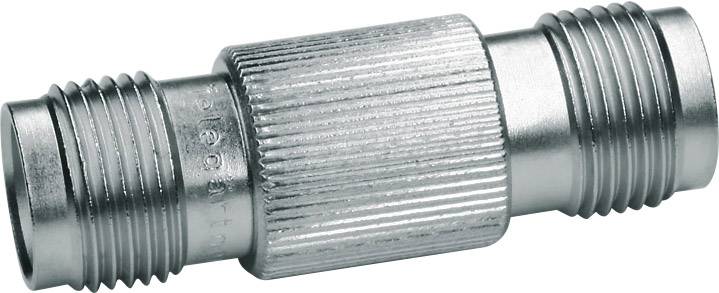 Metalni adapter s hrapavom površinom za spajanje dva crijeva ili cijevi, s vanjskim navojem na oba kraja.