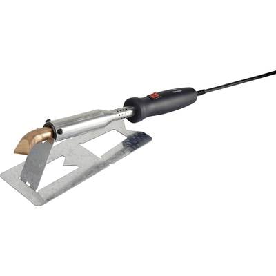 Električni uređaj za hlađenje s metalnim vrhom i ručkom, pogodan za topljenje leda i snijega na površinama.