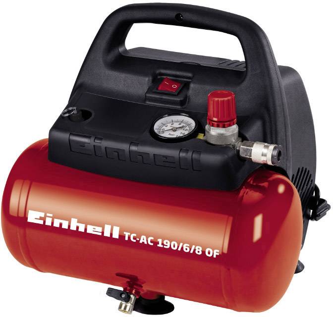 Einhell TH-AC 190/6 OF kompresor, kapacitet 6 l, 8 bara