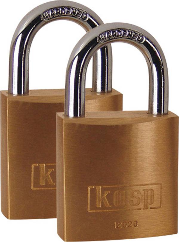 Kasp K12020D2 lokot 20 mm    zlatno-žuta zaključavanje s ključem