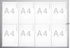 Maul izlog MAULextraslim Upotreba za papirni fomat: 8 x DIN a4 interijer 6820808 aluminij srebrna 1 St.