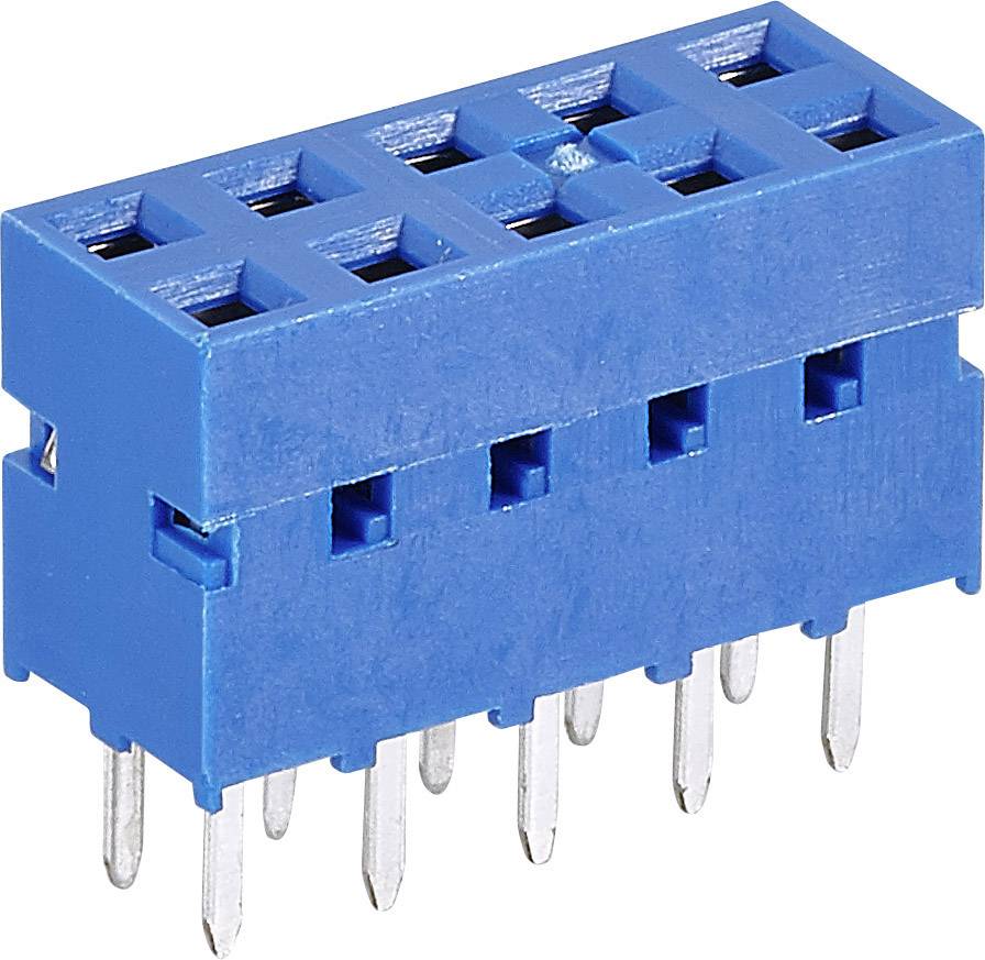 FCI Female header (standaard) Aantal rijen: 2 Aantal polen per rij: 6 76342-306LF 1 stuk(s)
