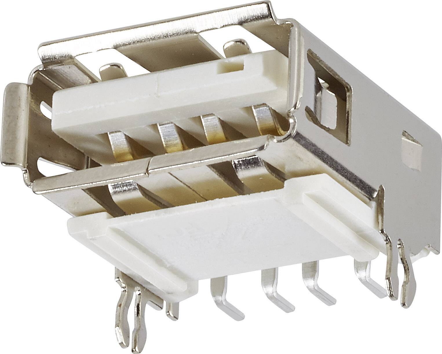 FCI USB 87583-2010BLF Inbouwbus USB type A 2.0 Bus, inbouw horizontaal 1 Poort 1 stuk(s)