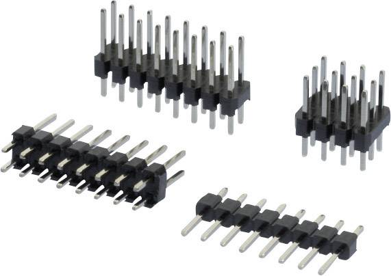 W & P Products Male header (standaard) Aantal rijen: 2 Aantal polen per rij: 50 944-13-100-00 1 stuk(s)