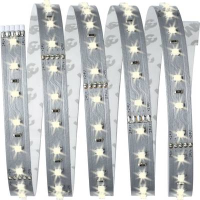 LED light chain with warm white light on flexible, adhesive strip, suitable for decorative lighting.<br><br>Prijevoditelj: LED traka s toplom bijelom bojom svjetla na fleksibilnoj, samoljepljivoj traci, podesna za dekorativno osvjetljenje.