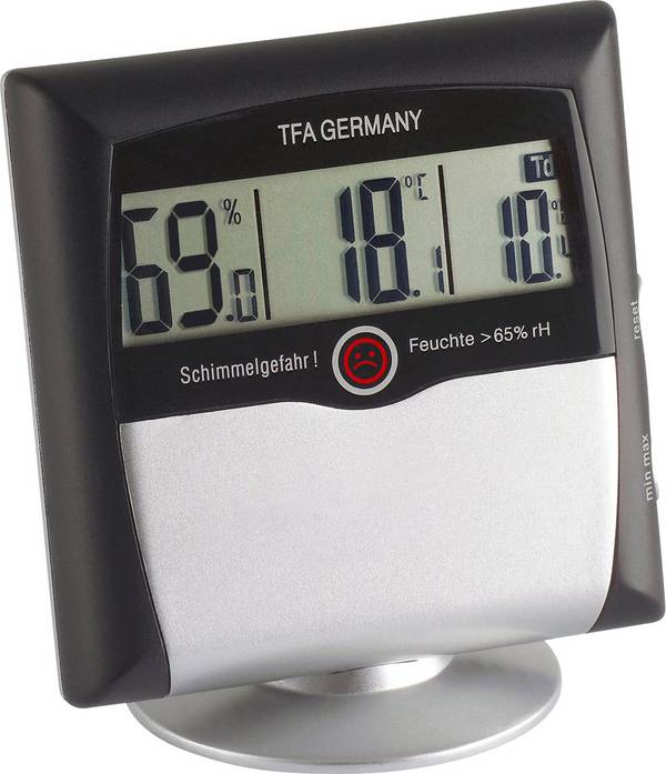 TFA Dostmann 30.5011 mjerač vlage (higrometar)  0 % rF 99 % rF prikaz rosišta/opozorenje od plijesni