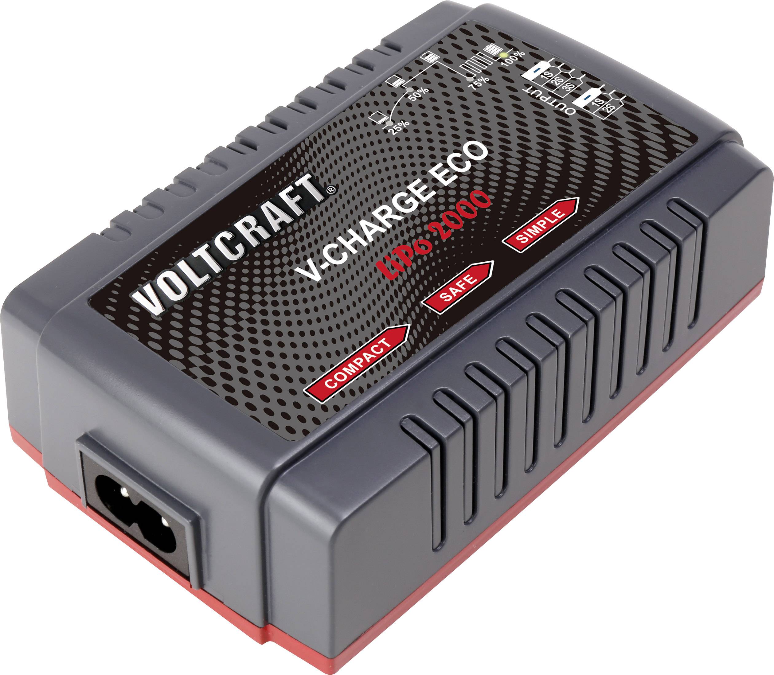 VOLTCRAFT V-Charge Eco LiPo 2000 punjač baterija za modele 230 V 2 A litijev-polimerski-7