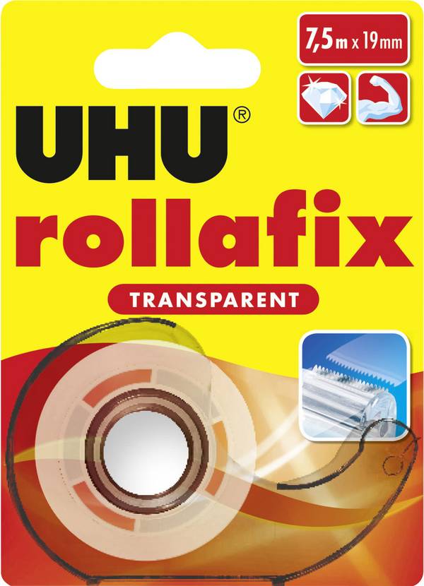 UHU rollafix TRANSPARENT 36955 ljepilna traka  prozirna (D x Š) 7.5 m x 19 mm 1 St.