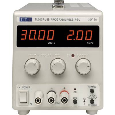 Programibilni mrežni uređaj s digitalnim zaslonom prikazuje '30,00 VOLTI' i '2,00 AMPERA'; ima kontrole za napon i struju.