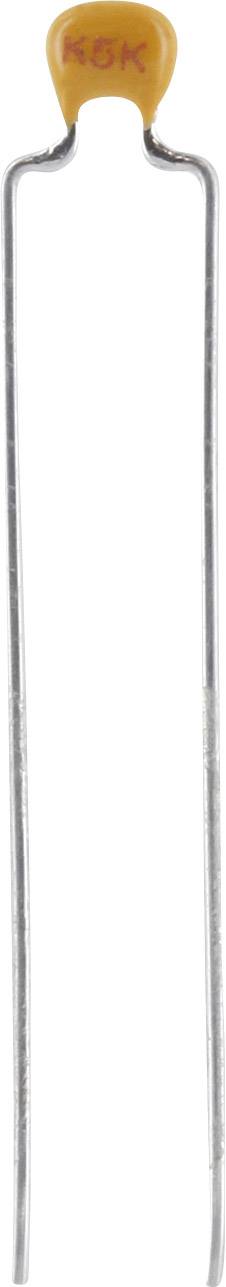 Kemet C322C224M5U5TA+ Keramische condensator Radiaal bedraad 220 nF 50 V 20 % (l x b x h) 5.08 x 3.18 x 5.84 mm 1 stuk(s)