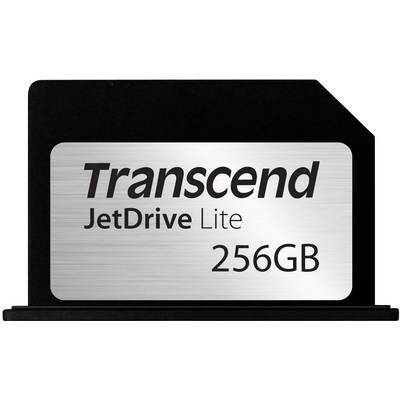 Transcend JetDrive Lite 256GB memorijska kartica u crnoj i srebrnoj boji za pohranu podataka.