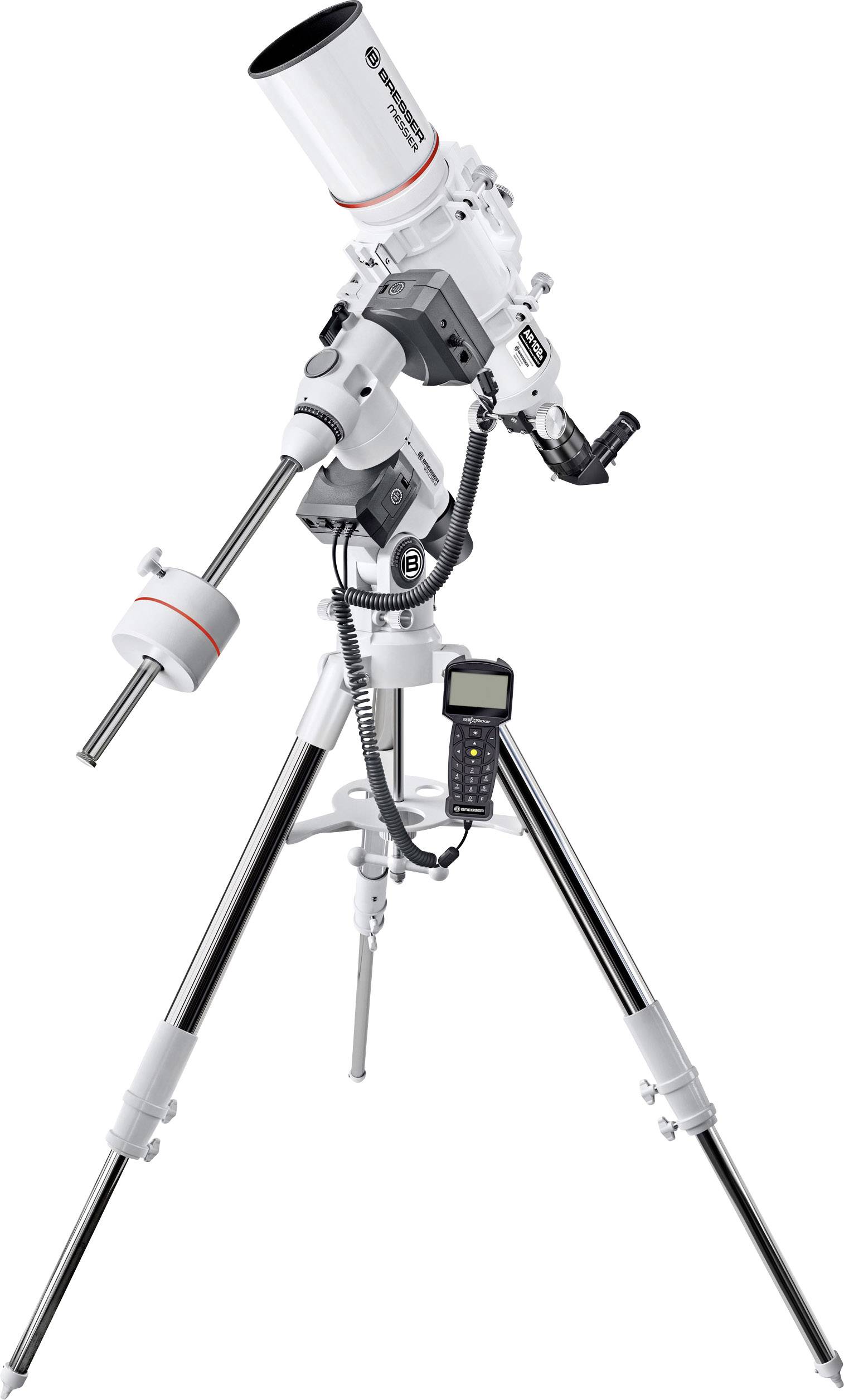 Bresser Optik Messier AR-102S/600 EXOS-2 GOTO teleskop s lećom ekvatorijalna akromatičan Uvećanje 23 do 204 x