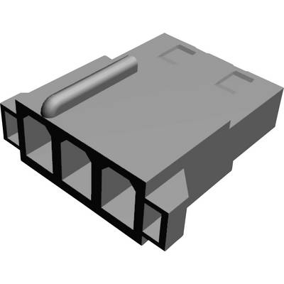 Prikaz 6-opolnog Molex Minifit Jr konektora, često korištenog u računalnim napajanjima za različite priključke.