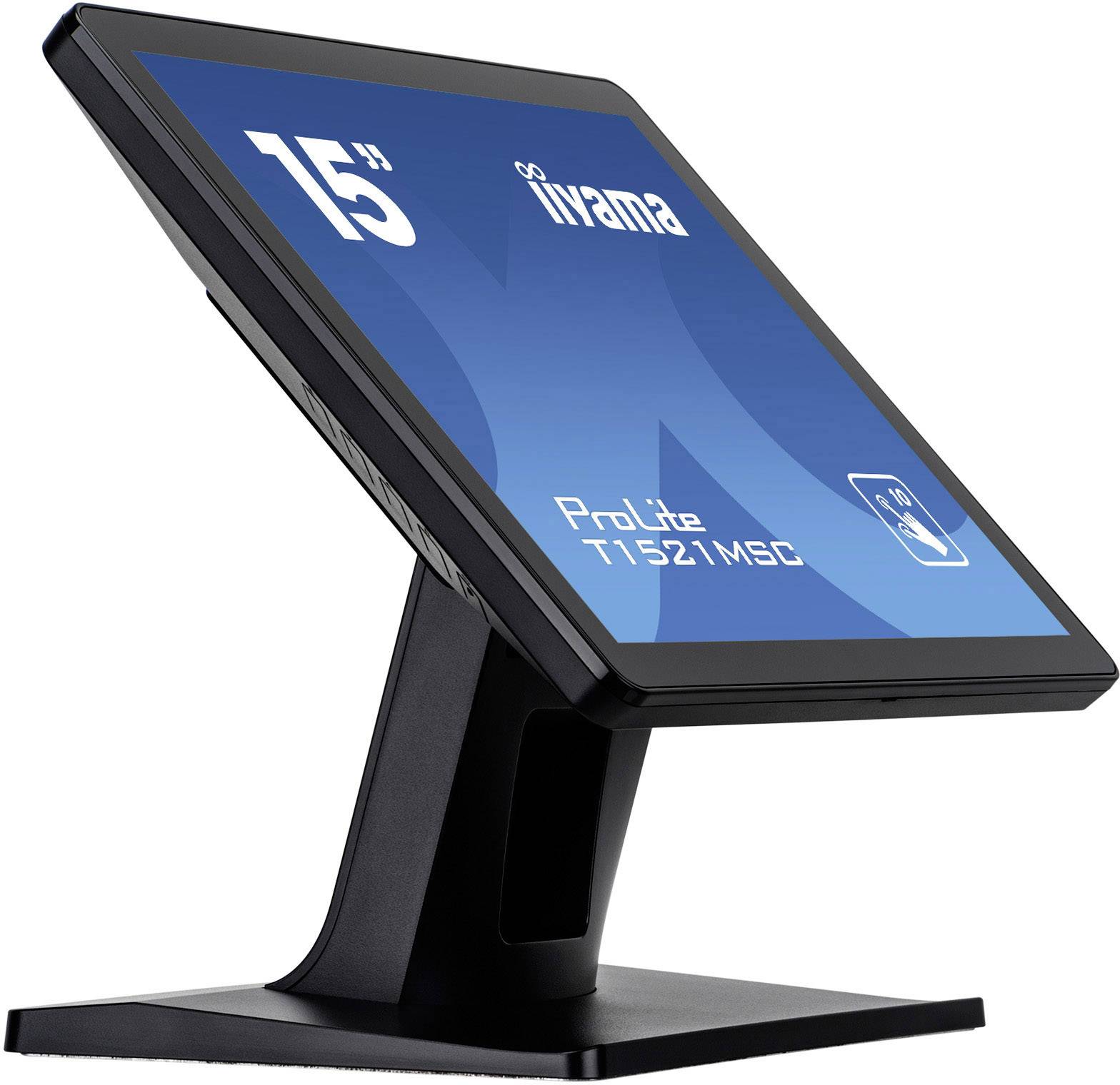 Iiyama T1521MSC-B1 zaslon na dodir Energetska učinkovitost 2021: E (A - G) 38.1 cm (15 palac) 1024 x 768 piksel 4:3 8 ms-3