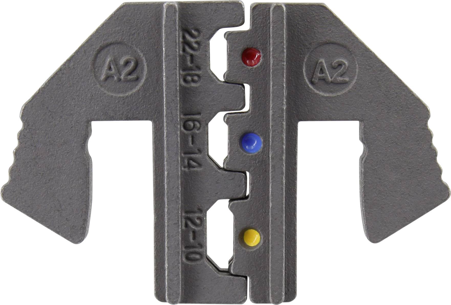 TOOLCRAFT PLE-0A2 Krimp-onderdelen Geïsoleerde connectoren (male) Krimpbereik: 0.5 tot 6 mm² Geschikt voor merk: TOOLCRAFT PZ-500
