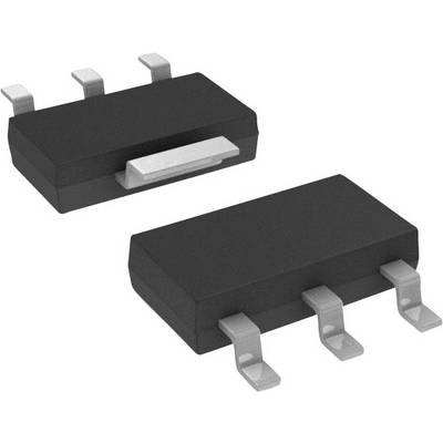 Dva crna elektronička komponenta u SMD obliku s tri priključka, tipičan prikaz tranzistora ili integriranih sklopova.