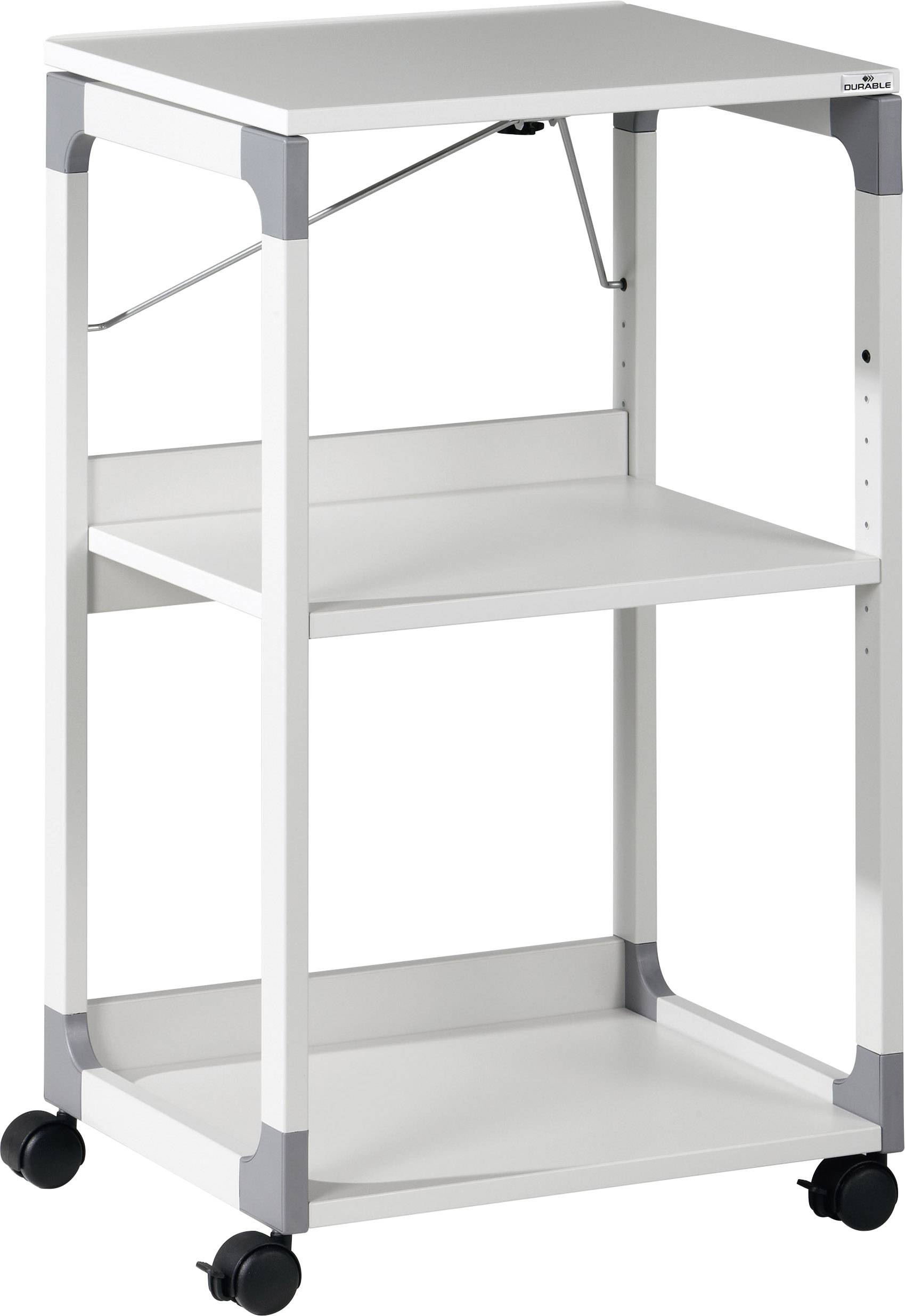 Durable Beamer- en laptopwagen Grijs (b x h x d) 50.8 x 88.2 x 43.2 cm 370110 1 stuk(s)