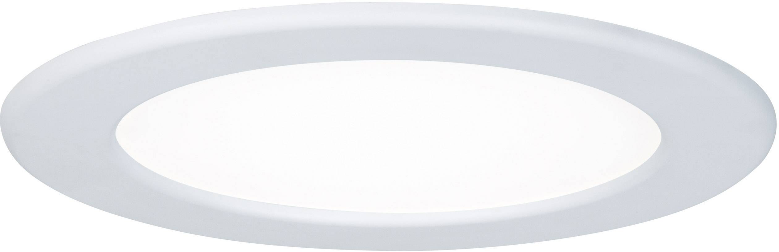 Okrugla, ravna, bijela LED stropna reflektorska svjetiljka minimalističkog dizajna i ravномjerne raspodjele svjetlosti.