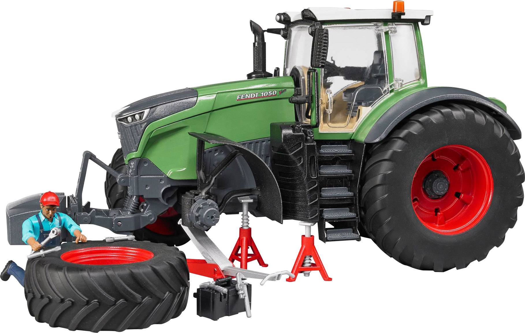 Model traktora s mehaničarom i radioničkom opremom Fendt 1050 Vario Bruder