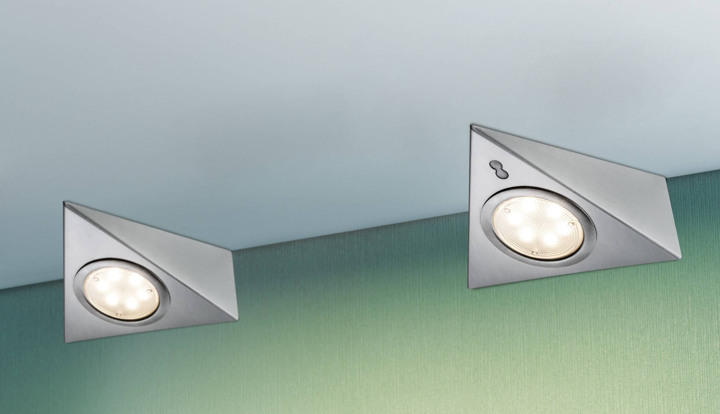 Paulmann LED-opbouwlamp Set van 3 stuks LED LED vast ingebouwd 8.4 W Warmwit IJzer (geborsteld)