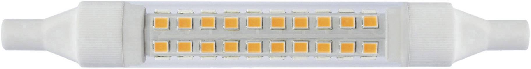 LED lampa u cilindričnom obliku s narančastim pravokutnicima koji predstavljaju točke svjetla. Podesiva za energetski učinkovito osvjetljenje.