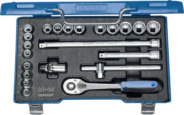 Komplet nasadnih ključeva, metrički 3/8" (10 mm) 22-dijelni set Gedore 6239700