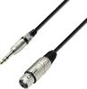 Adam Hall 3 STAR BFV 0300 XLR priključni kabel [1x ženski konektor XLR - 1x 6,3 mm banana utikač] 3.00 m crna