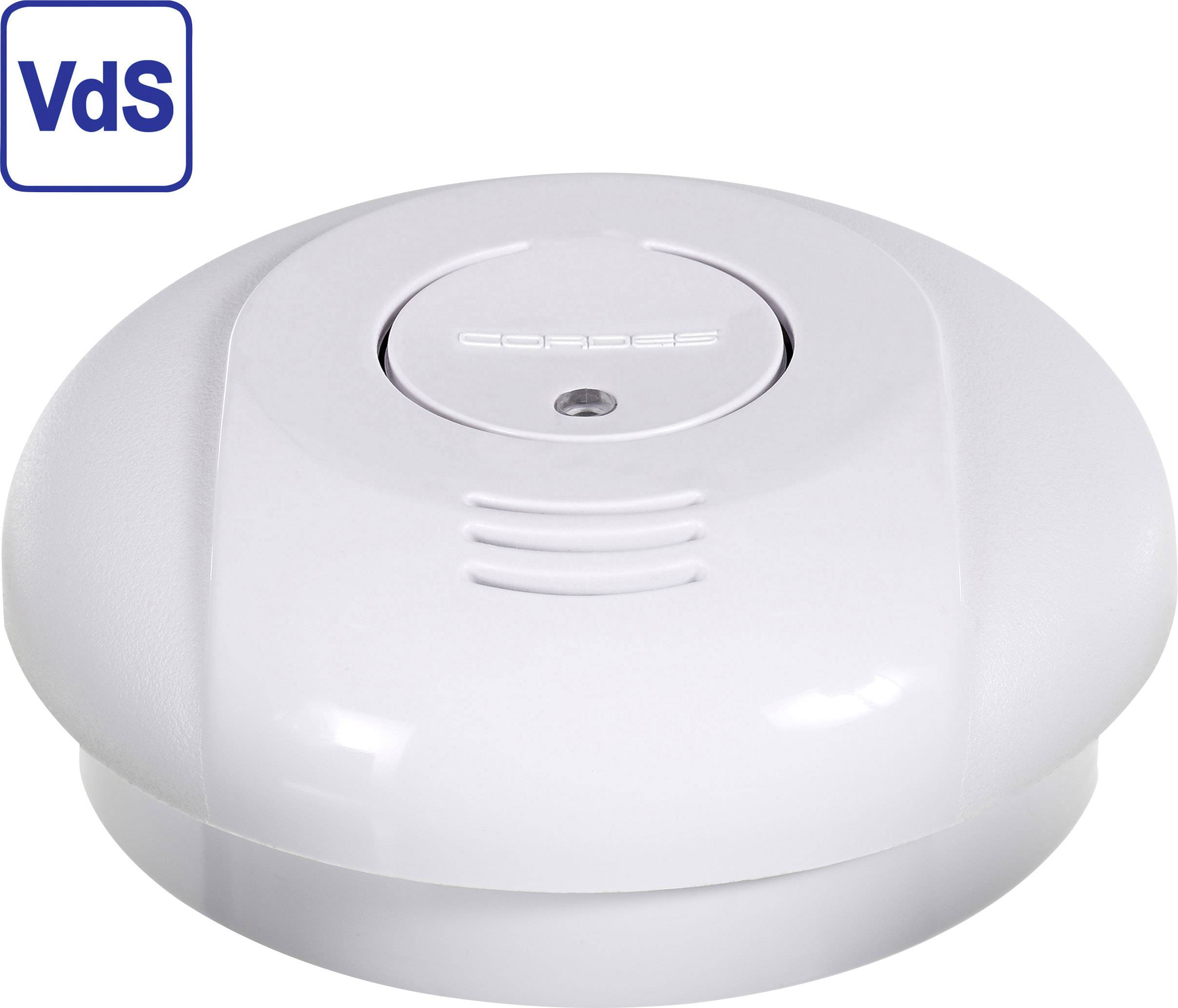 Cordes Haussicherheit CC-5/evo10 Rookmelder Incl. batterij (10 jaar) werkt op batterijen (Ø x h) 98 mm x 35 mm