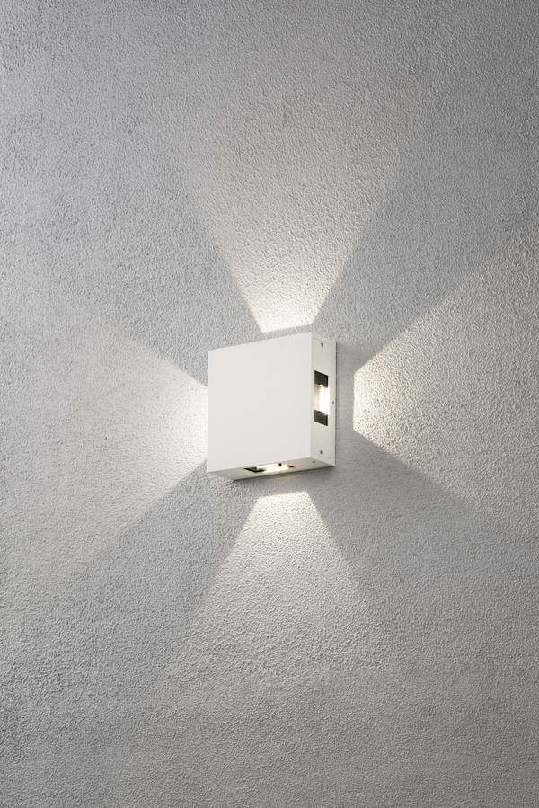 Konstsmide Cremona 7984-250 LED vanjsko zidno svjetlo Energetska učinkovitost 2021: G (A - G) LED LED fiksno ugrađena 12 W bijela