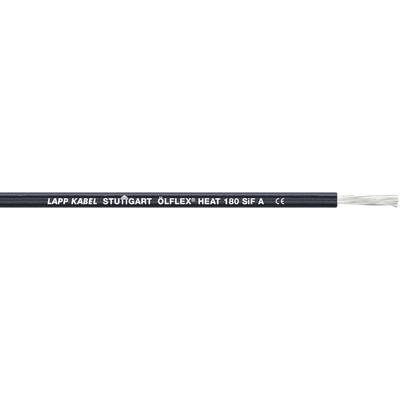 Crni kabel s natpisom 'LAPP KABEL STUTTGART ÖLFLEX HEAT 180 SiF A CE'. Specifikacije kabela.