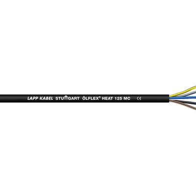 Crni kabel s natpisom 'LAPP KABEL STUTTGART ÖLFLEX HEAT 125 MC', vidljivi unutarnji višebojni vodovi.