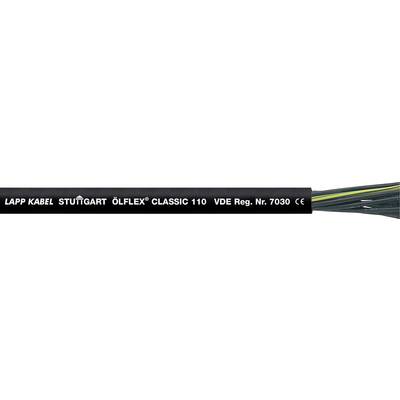 Crni Lapp kabel s natpisom 'LAPP KABEL STUTTGART ÖLFLEX CLASSIC 110 VDE Reg. br. 7030'.