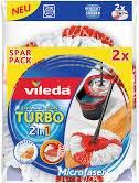 Vileda Turbo Easy Wring & Clean mop reservekop set van 2 stuks