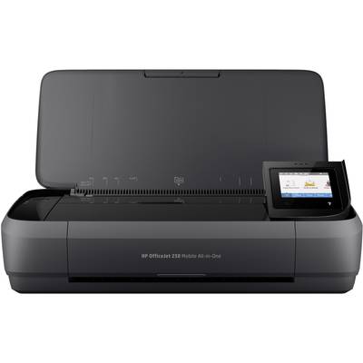 HP OfficeJet 250 Mobile All-in-One pisač s otvorenim ulazom za papir i sklopivim zaslonom. Kompaktan i prenosiv za mobilno printanje.