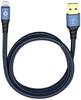 Oehlbach USB kabel 25.00 cm plava boja, crna 9320