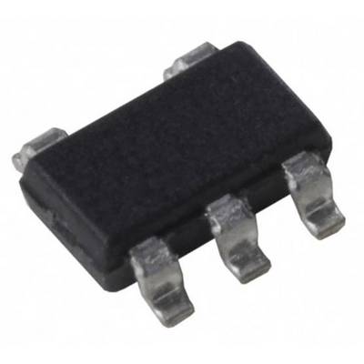 Mali crni elektronički čip sa šest metalnih priključaka, tipično korišten u elektroničkim uređajima.