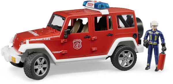 bruder Jeep Wrangler neograničeno trljanje. vatrogasna služba