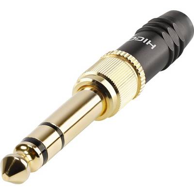 Zlatni adapter utičnice od 6,35 mm, često korišten za spajanje audio kabela s pojačalima ili miksetama.
