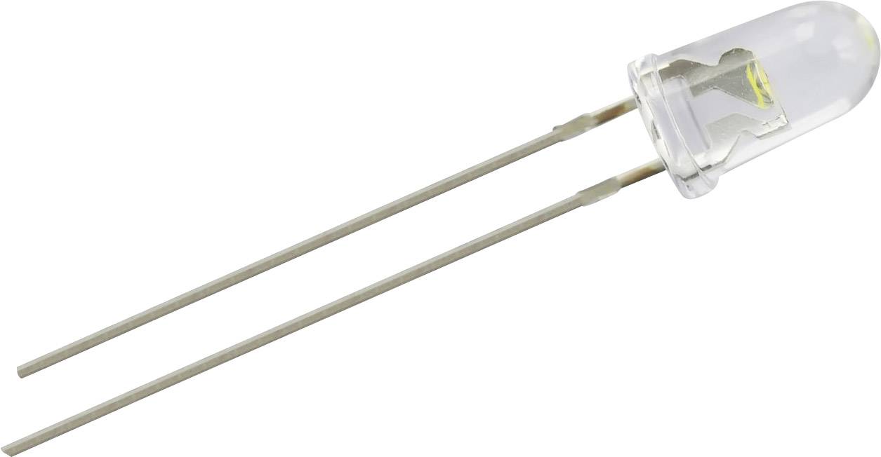 TRU COMPONENTS 1557480 Bedrade LED Wit Rond 5 mm 30000 mcd 15 ° 20 mA 3.3 V afbeelding 1