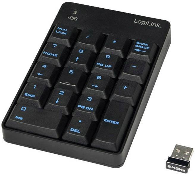 Pavé numérique LogiLink ID0120 Sans fil 24 GHz - vue 2