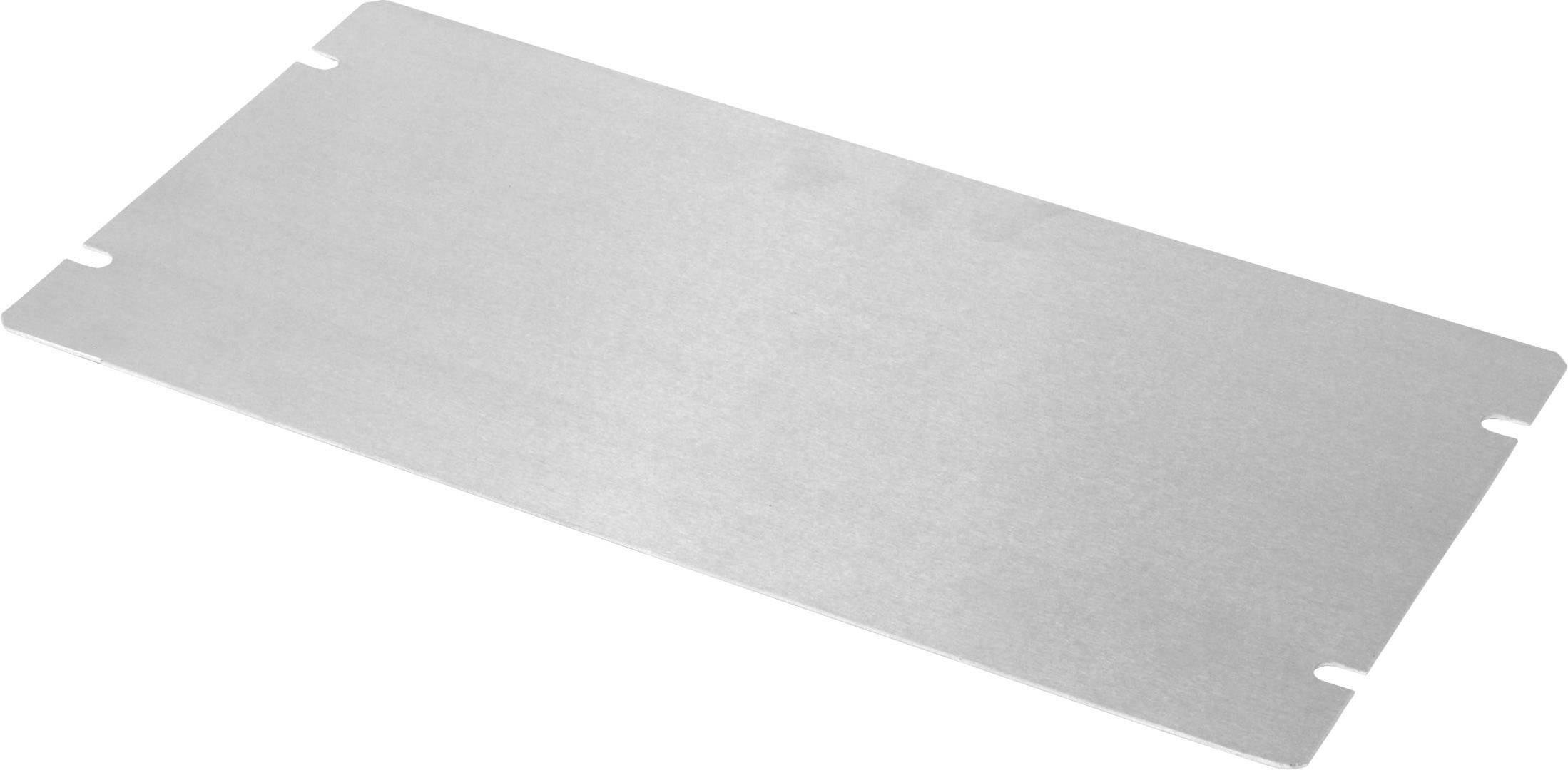 Hammond Electronics 1434-105 Grondplaat (l x b x h) 254 x 127 x 1 mm Aluminium Natuur 1 stuk(s)